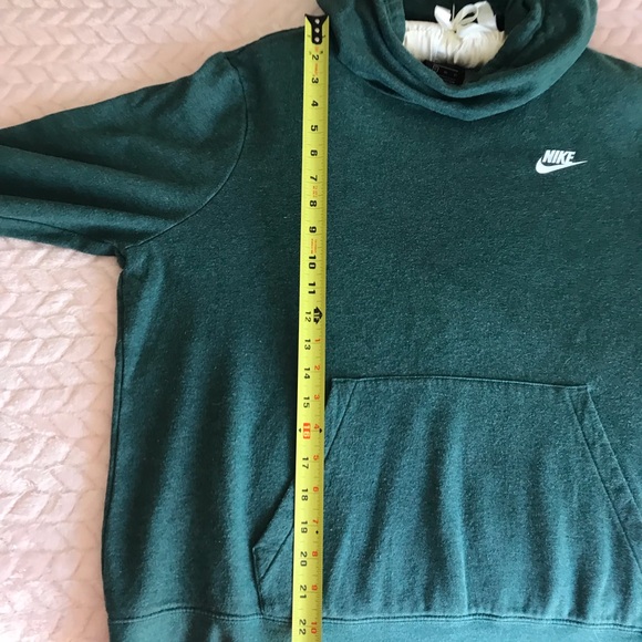 NIKE COWL NECK HOODIE WOMENS L FOREST GREEN - Picture 5 of 6